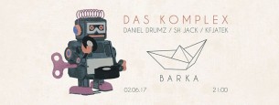 Koncert Das Komplex / Daniel Drumz / Kfjatek / Extra Virgin w Krakowie - 02-06-2017