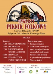 Koncert IV Piknik Folkowy w Bydgoszczy - 04-06-2017