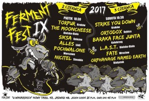 Koncert Ferment Fest IX - 2/3 czerwca 2017 Nowy Targ - 02-06-2017