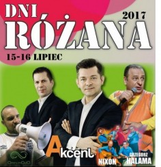 Koncert Akcent i Grzegorz Halama zagrają na Dni Różana 2017 - 15-07-2017