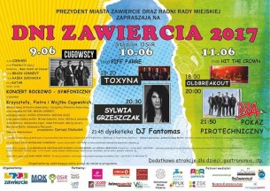 Koncert Dni Zawiercia 2017 w Zawierciu - 09-06-2017