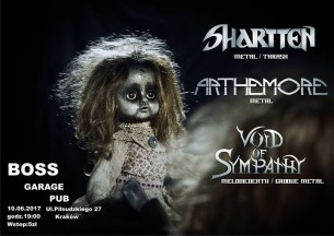 Koncert Void Of Sympathy Arthemore Ennorath w Krakowie - 10-06-2017
