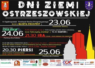 Koncert Big Bandu Powiatu Ostrowskiego Dni Ziemi Ostrzeszowskiej w Ostrzeszowie - 25-06-2017