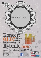 Koncert Pokahontaz / Rybnik / Tyskie Pub 2.0 / 01.07 - 01-07-2017