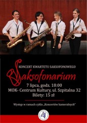 Koncert Saksofonarium w MOK- Centrum Kultury w Olkuszu - 07-07-2017
