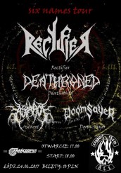Koncert Six Names Tour: Deathroned, Astarot, Rectifier, Doomsayer w Łodzi - 24-06-2017