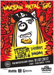 Koncert Tester Gier w Warszawie ( Metaliator / Zamordism / De Strojfisz) - 01-07-2017