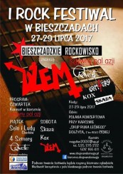 Koncert Bieszczadzkie Rockowisko - Sztywny Pal Azji w Dołżycy - 27-07-2017