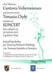 Koncert Cantores Veiherovienses w Zamościu - 30-06-2017