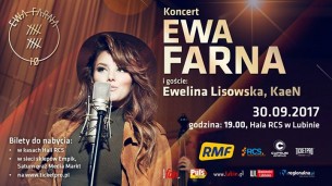 Koncert Ewa Farna i goście - 10 lat na scenie muzycznej w Lubinie - 30-09-2017