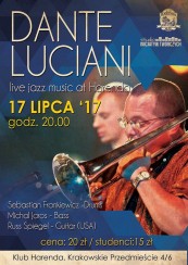 Koncert Dante Luciani – live jazz music at Harenda w Warszawie - 17-07-2017