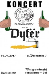 Koncert Dyfër w Fabryce Pizzy w Trzcielu - 14-07-2017