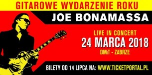 Koncert Joe Bonamassa | Gitarowe wydarzenie roku w Zabrzu - 24-03-2018