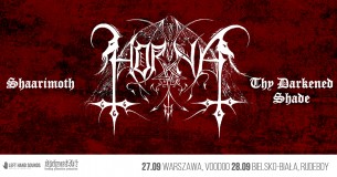Koncert Horna, Shaarimoth, Thy Darkened Shade w Warszawie - 27-09-2017