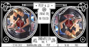 Koncert DnB & Pizza vol. 4 - Peep & JJ znowu idą na placka w Łebie - 22-07-2017