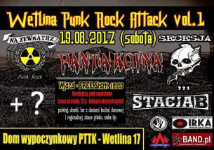 Koncert Wetlina Punk Rock Attack vol. 1 - 19-08-2017