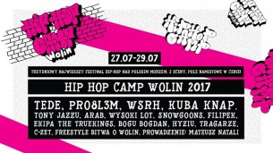 Bilety na Wolin Hip-Hop Camp festiwal 27-29.07 Tede, Włodi, WSRH i inni!