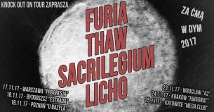 Koncert Furia + Thaw, Sacrilegium, Licho / 19 XI / Poznań - 19-11-2017
