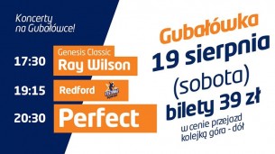 Koncert Perfect, Ray Wilson, Redford - Hej Fest 2017 w Zakopanem - 19-08-2017