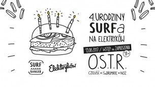 Koncert 4# Urodziny SurfBurgera x OSTR x Czeluść x SoDrumatic x NOZ w Gdańsku - 19-08-2017