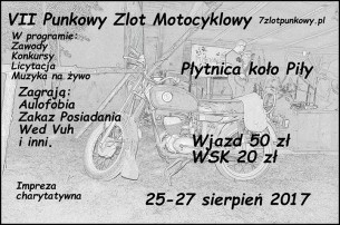 Koncert 7 Punkowy Zlot Motocyklowy w Płytnicy - 25-08-2017
