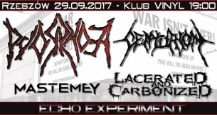 Koncert Pyorrhoea / Centurion / Lacerated And Carbonized / Mastemey w Rzeszowie - 29-09-2017