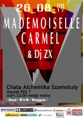 Koncert Mademoiselle Carmel, Dj ZX w Szamotułach - 26-08-2017