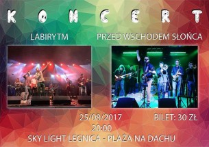 Koncert Przed Wschodem Słońca i Labirytm w Skylight w Legnicy - 25-08-2017