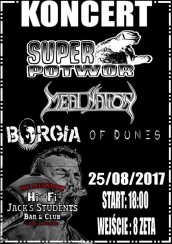 Koncert - Super Potwór, Meat Nation, Borgia, Of Dunes w Gdańsku - 25-08-2017