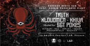 Koncert Dungeon Beats 008 feat. Deep, Dark & Dangerous / lista FB* w Poznaniu - 15-09-2017