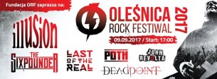 Bilety na Oleśnica Rock Festiwal 2017 Illusion, The Sixpounder, LOTR