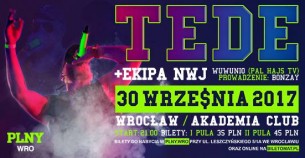 Koncert TEDE Skrrrt Wrocław Oficjalna Premiera Wuwunio & Palhajstv - 30-09-2017