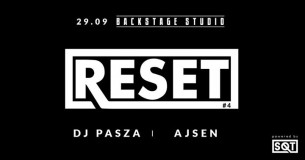 Koncert RESET #4 // Dj Pasza // Ajsen w Warszawie - 29-09-2017