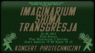 Koncert Transgresja, Shima i Imaginarium w Klubie Miasto w Bielsku-Białej - 29-09-2017
