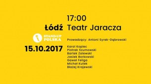 Koncert Wielka Trasa Stand-up Polska: Łódź (17:00) - 15-10-2017