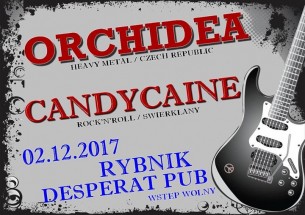 Koncert Orchidea (cz) + Candycaine w Rybniku - 02-12-2017