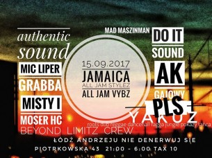 Koncert JAMAICA - ALL JAM STYLES ALL JAM VYBZ w Łodzi - 15-09-2017