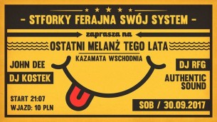Koncert Stforky zapraszają na: Ostatni Melanż Tego Lata w Zamościu - 30-09-2017