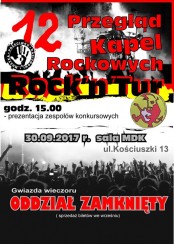 Koncert XII Przegląd Kapel Rockowych "Rock'n'tur" w Turku - 30-09-2017