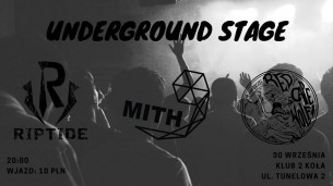 Koncert Riptide x Mith x Red Cape Wolf - Underground STAGE w Warszawie - 30-09-2017