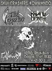 Koncert Raging Death, Gallower, Hellish Crossfire w Chorzowie - 27-10-2017
