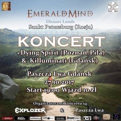Koncert Emerald Mind (Rosja) + Dying Spirit & Killuminati w Gdańsku - 27-10-2017