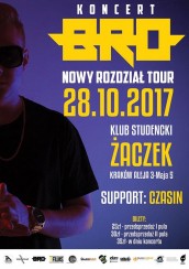 Koncert 28/10/2017 - B.R.O premierowo w Krakowie! - "Nowy Rozdział Tour" - 28-10-2017