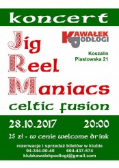 Koncert Celtic fusion w Koszalinie - 28-10-2017