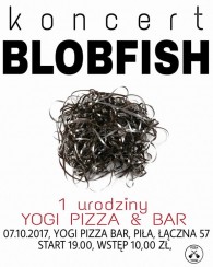 Koncert Blobfish & Pierwsze urodziny Yogi Bar w Pile - 07-10-2017