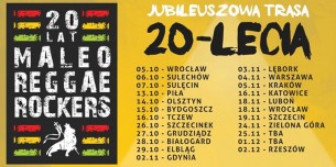 Koncert 20 LAT Maleo Reggae Rockers - Olsztyn - Nowy Andergrant - 14-10-2017