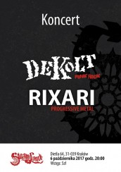 Koncert Rixari + Dekolt w Krakowie - 06-10-2017