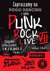 Koncert Punk Rock Live # VII Korabel/Polish Fiction/Wsk Punk/Sajgon w Chojnowie - 14-10-2017