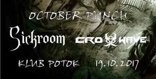 Koncert Sickroom + Crosswave w Warszawie - 19-10-2017