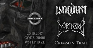 Koncert Metalowe Metro - Wardust / Northern / Crimson Trail w Gdańsku - 20-10-2017